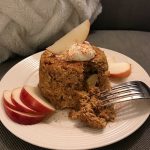 Pain de gruau aux pommes au micro-ondes