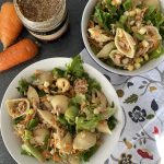 Salade de pâtes au thon et maïs